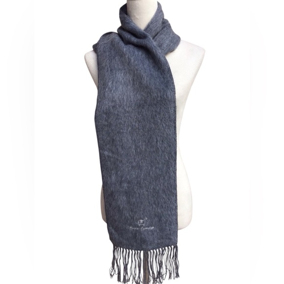 Alpaca Camargo Alpaca Blend Peruvian Gray Scarf - Picture 6 of 8